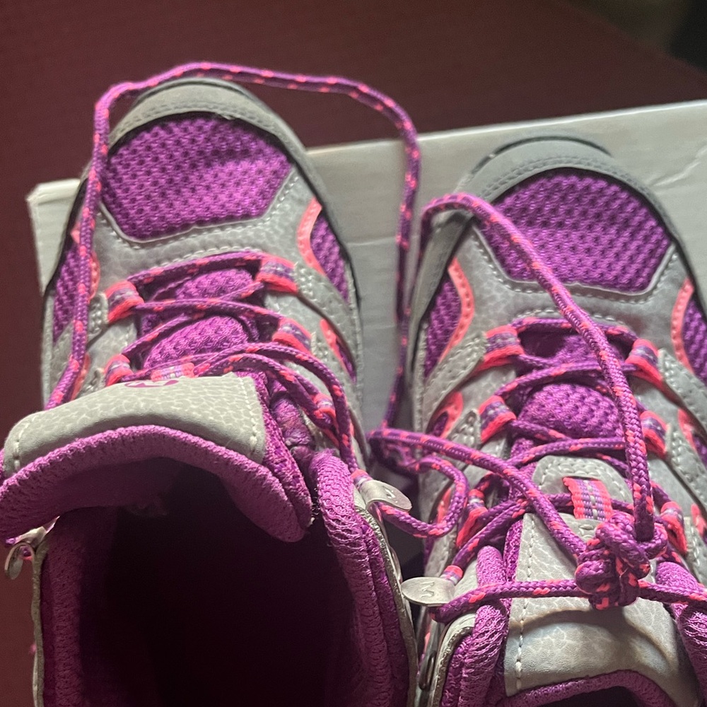 Merrell Purple and Gray hiking boots